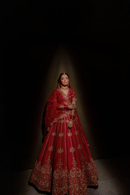 Surkhaab Lehenga
