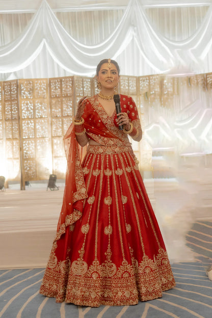 Surkhaab Lehenga
