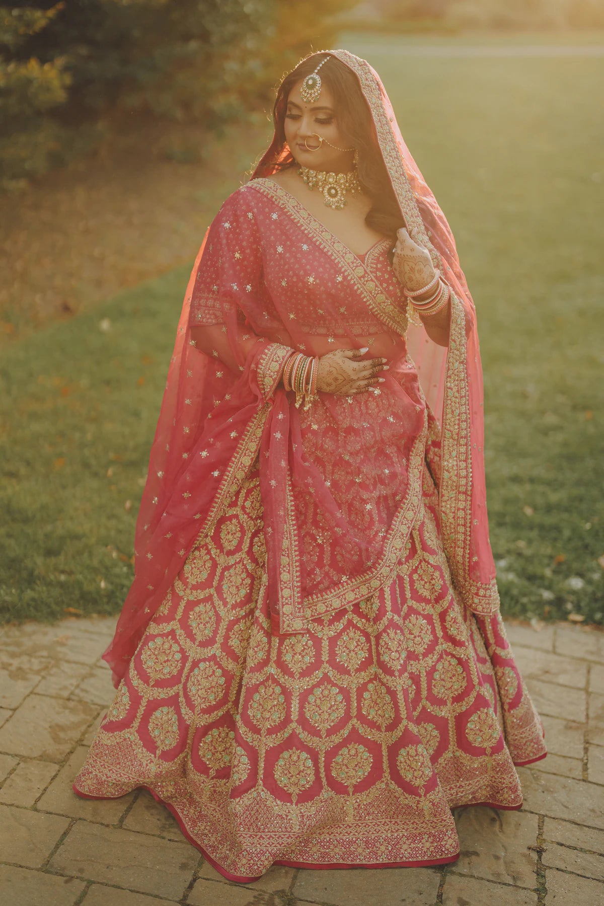 Blush Bloom Lehenga