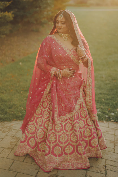 Blush Bloom Lehenga