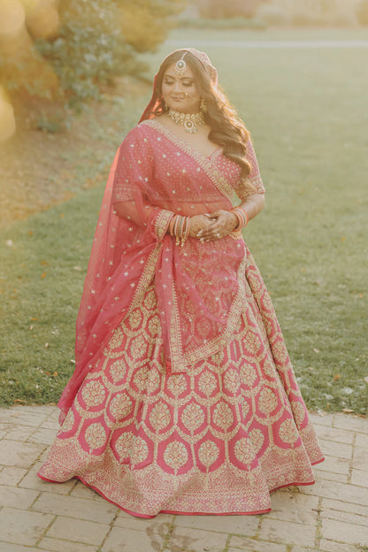 Blush Bloom Lehenga