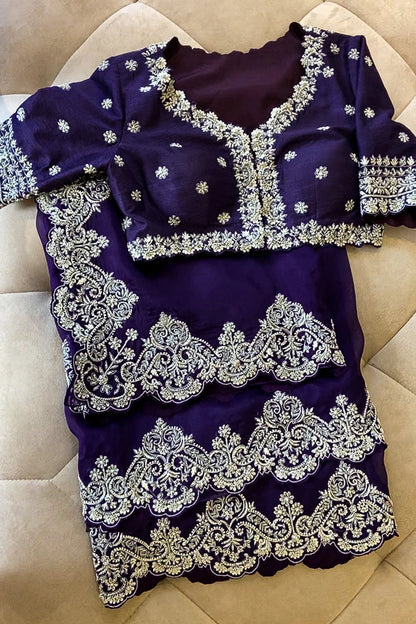 Zardosi Luxe Saree