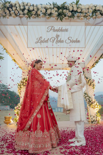 Surkhaab Lehenga