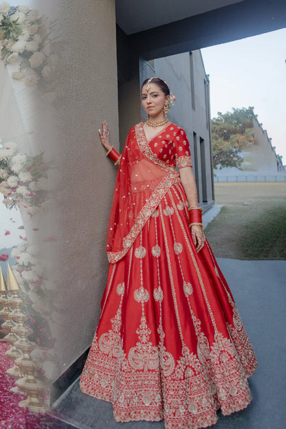 Surkhaab Lehenga