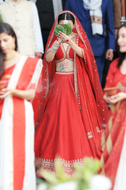 Premium Lehenga with Embellished Dupatta