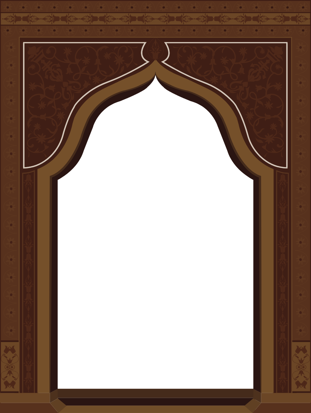 Carved palace door